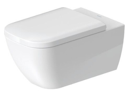 [KIT-2550090000] KIT HAPPY D2 TOILET WALL MOUNTED - RIMLESS 36.5X62 DURAFIX INCLUDED (RIMLESS)