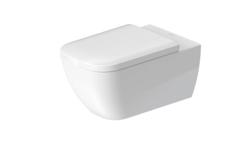 [KIT-E2550090000] KIT HAPPY D2 TOILET WALL MOUNTED - RIMLESS 36.5X62 DURAFIX INCLUDED (RIMLESS)