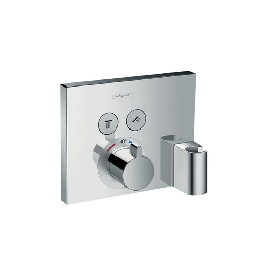 [KIT-15765000] KIT SHOWER SELECT THERMOSTATIC FOR CONCEALED FOR 2 OUTLET WITH HOSE CONNECTION + HOLDER
