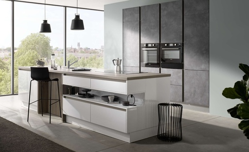 Burger Kitchen - Modern - Handleless