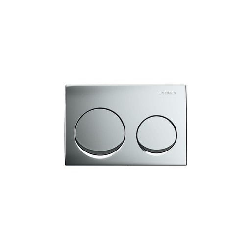 [115.040.21.5] ALPHA 20 ACTUATOR PLATE FOR DUAL FLUSH BRIGHT CHROME REPLACED WITH OLD 115.040.21.1