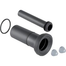 [152.438.46.1] CONNECTION SET FOR WALL HUNG WC LENGTH 28CM, DIA 90MM