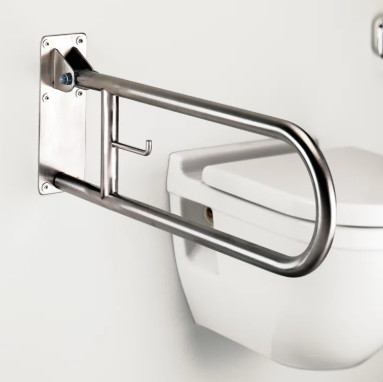 [090563] CONTRACT GRAB BAR (SWING-UP) INOX1