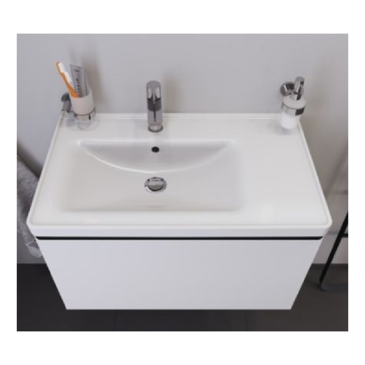 [E2367800000] D-NEO FURNITURE WASH BASIN WHITE 80 CM