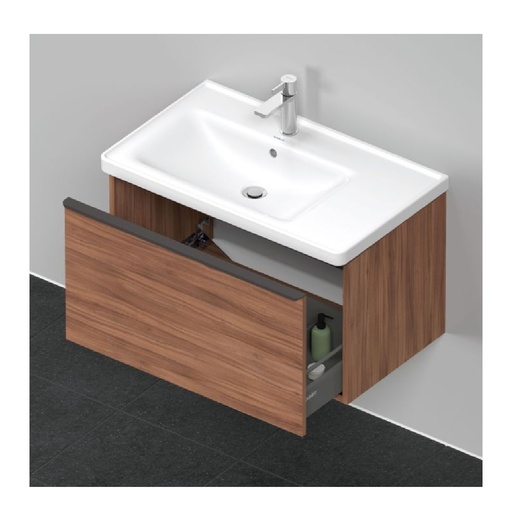 [DE425507979] D-NEO VANITY UNIT (BASIN NOT INCLUDED) FOR 236780, 85 CM NATURAL WALNUT (FROM GERMANY)