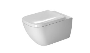 [2222090000] HAPPY D2 TOILET WALL MOUNTED RIMLESS 36.5X54