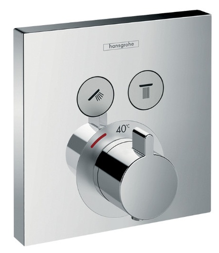 [15764000] SHOWER SELECT VALVE SQUARE FOR CONCEALED FOR 3 OUTLETS