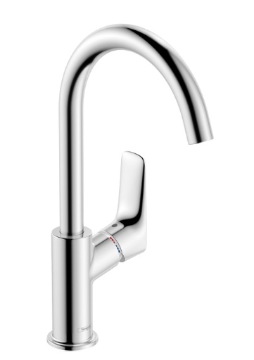 [71130000] LOGIS BASIN MIXER 210 WITH SWIVEL SPOUT 