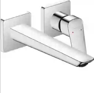 [71256000] LOGIS 2 2 HOLE BASIN MIXER FOR CONCEALED INSTALLATION WITH SPOUT 206 MM WALL-MOUNTED
