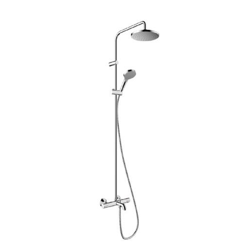 [26079000] VERNIS BLEND SHOWER PIPE 200 1 JET ECOSMART WITH BATH THERMOSTAT