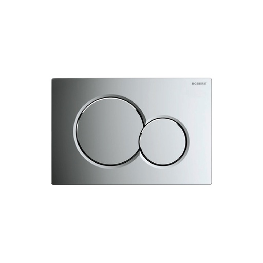 [115.770.21.5] SIGMA 01 ACTUATOR PLATE DUAL FLUSH BRIGHT CHROME
